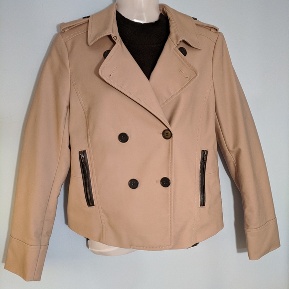 Ann Taylor Jackets & Blazers - Women's Ann Taylor Khaki double breasted jacket